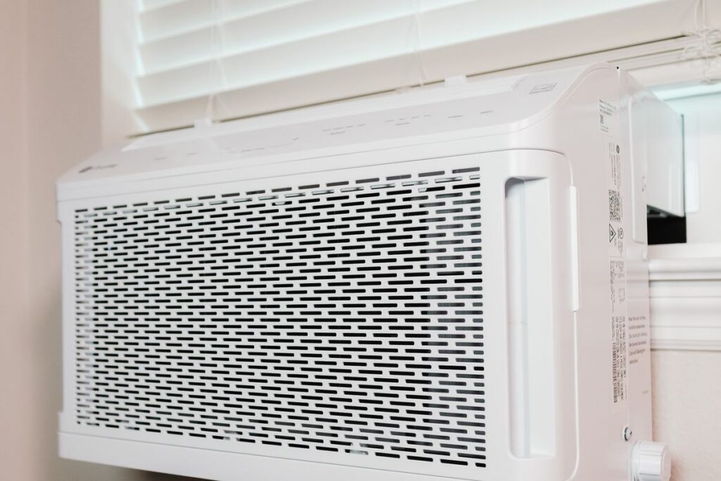 wall-mounted air conditioner in a Germantown home before peak summer temperatures